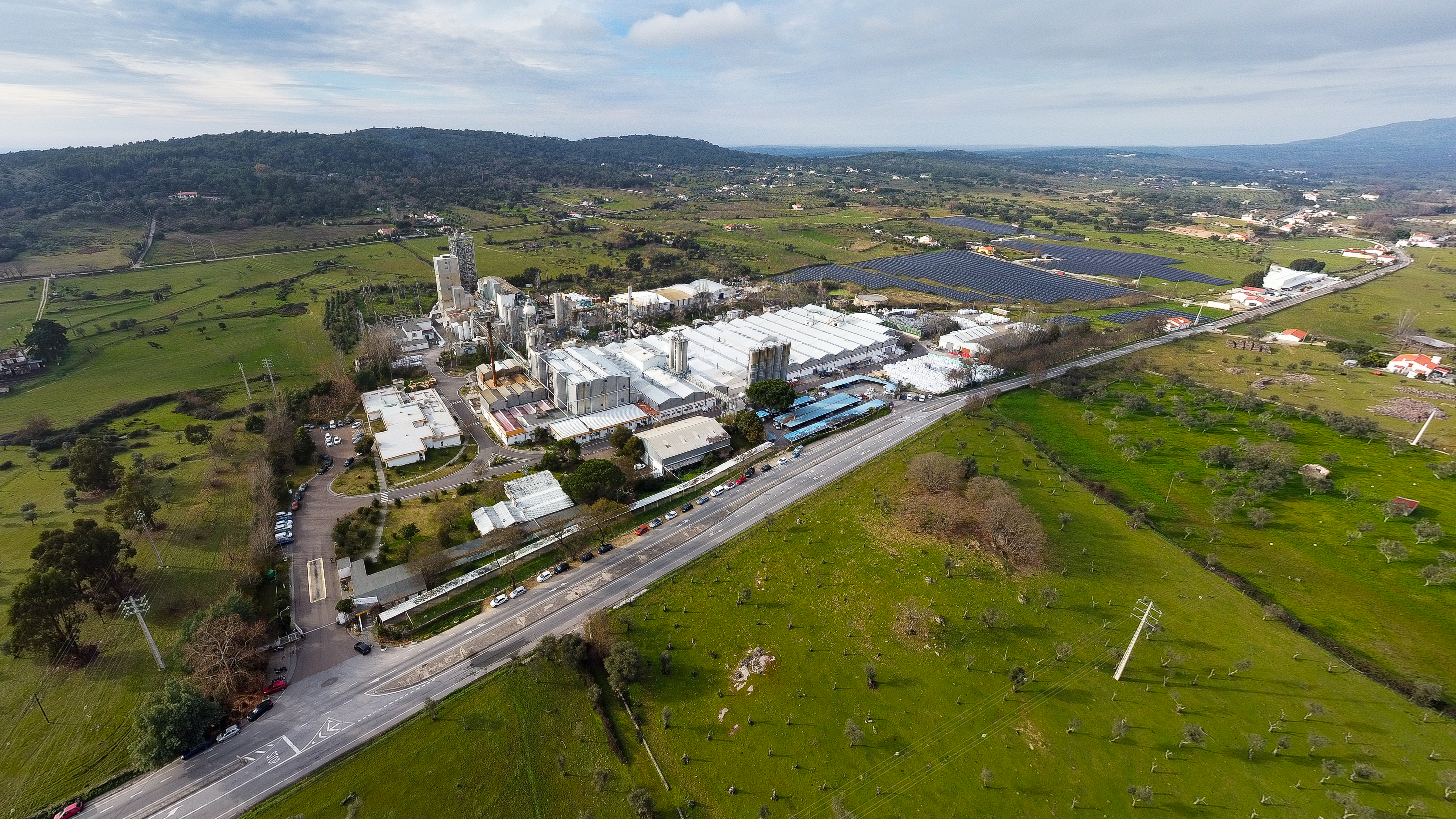 Aerial view of Selenis’ industrial plant in Portalegre, Portugal