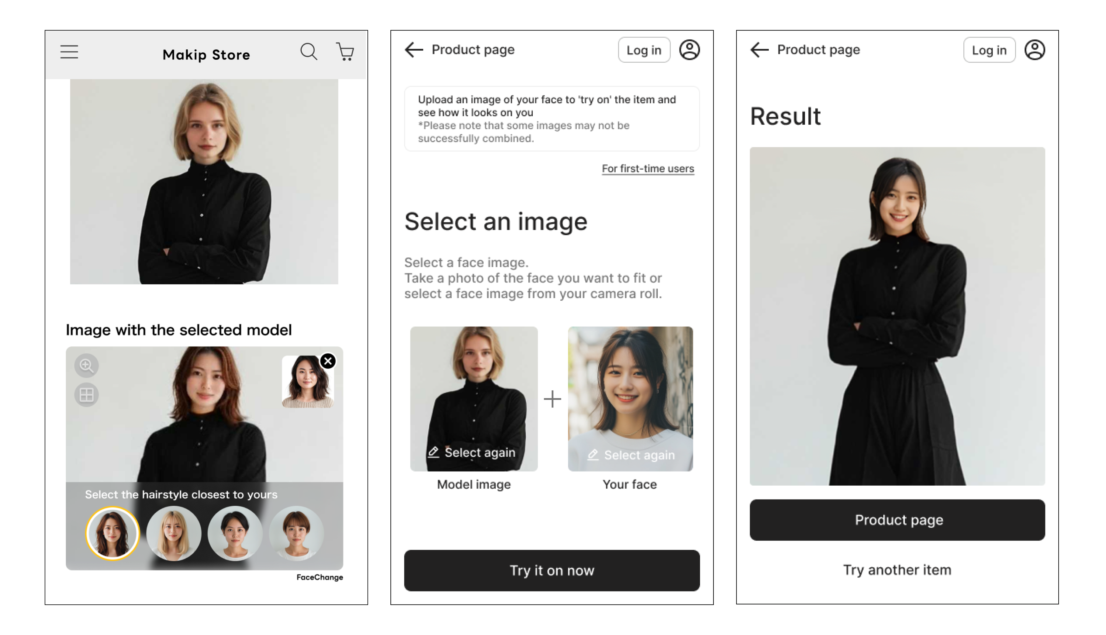 Unisize, a sizing recommendation software for fashion apparel e-commerce, releases a new demo of “FaceChange” AI Function