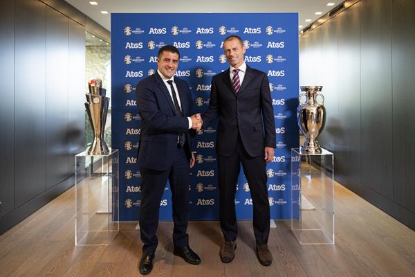 Atos Delegation visit UEFA Headquarters
