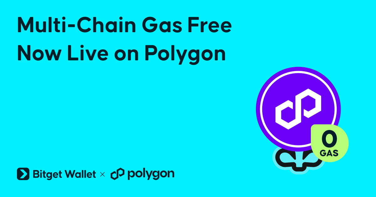 Bitget Wallet Adds Polygon to Its Gas Abstraction Infrastructure