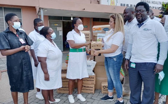 CEDEM AG donates immunity boosting products, PPE to Ghana&rsquo;s Maamobi Polyclinic