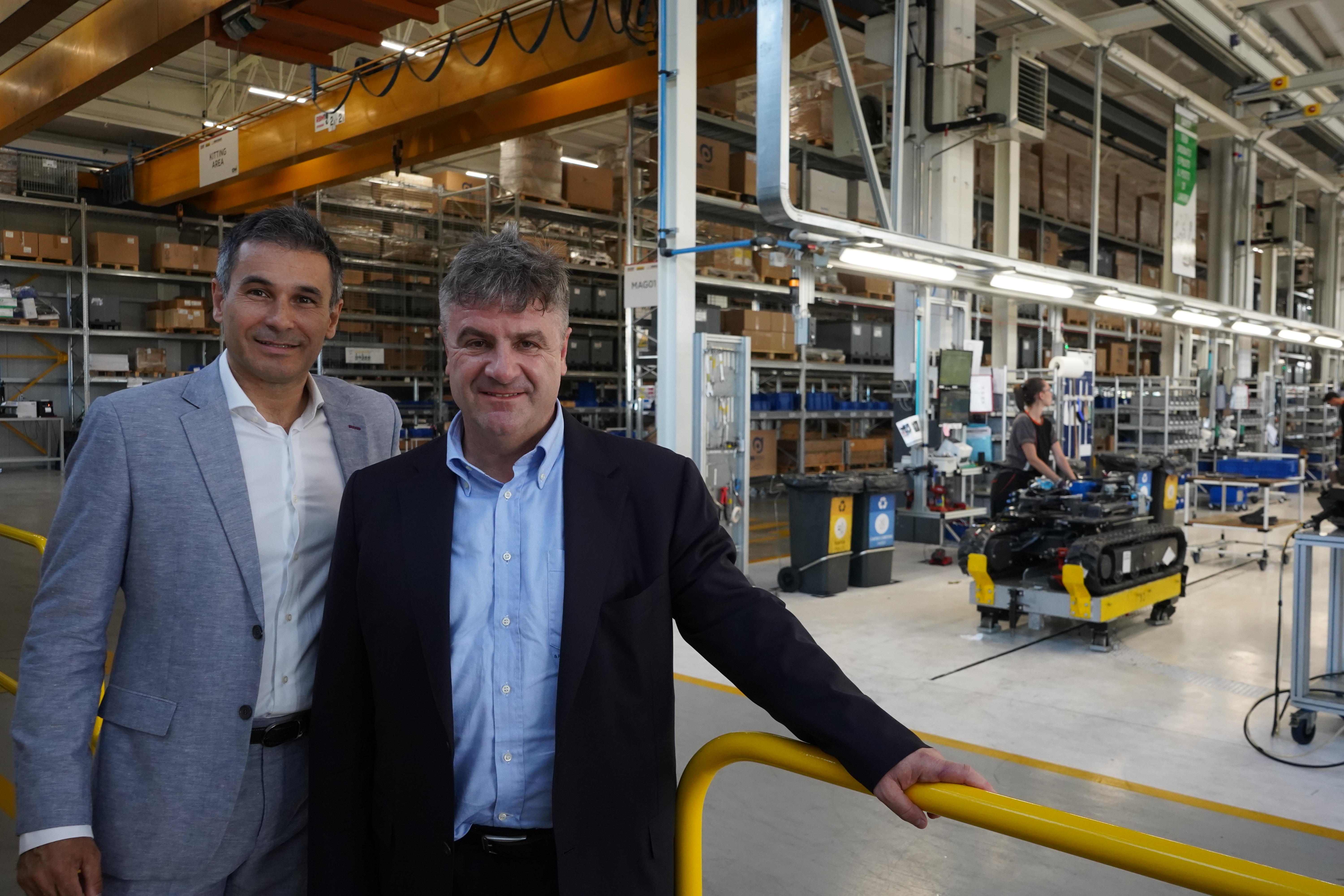 Stefano Pampalone and Federico Bullo Cesena plant_Italy
