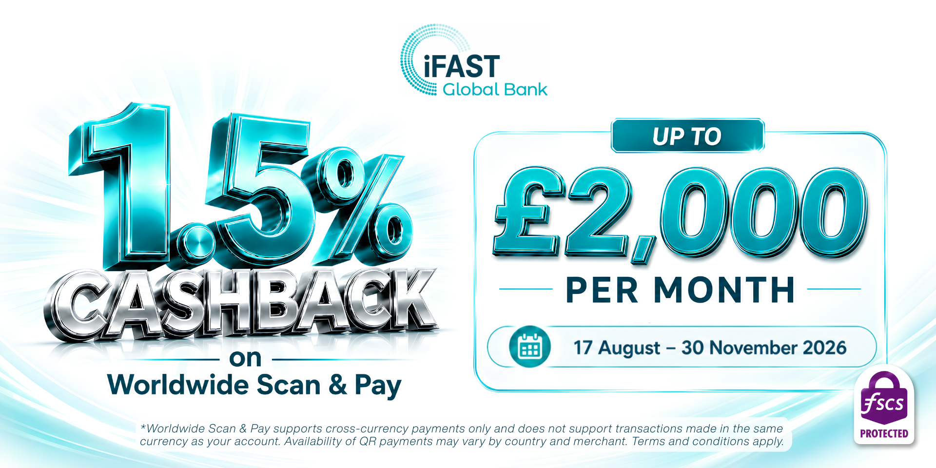 Scan & Pay 1.5% Cashback Image_UK_EN