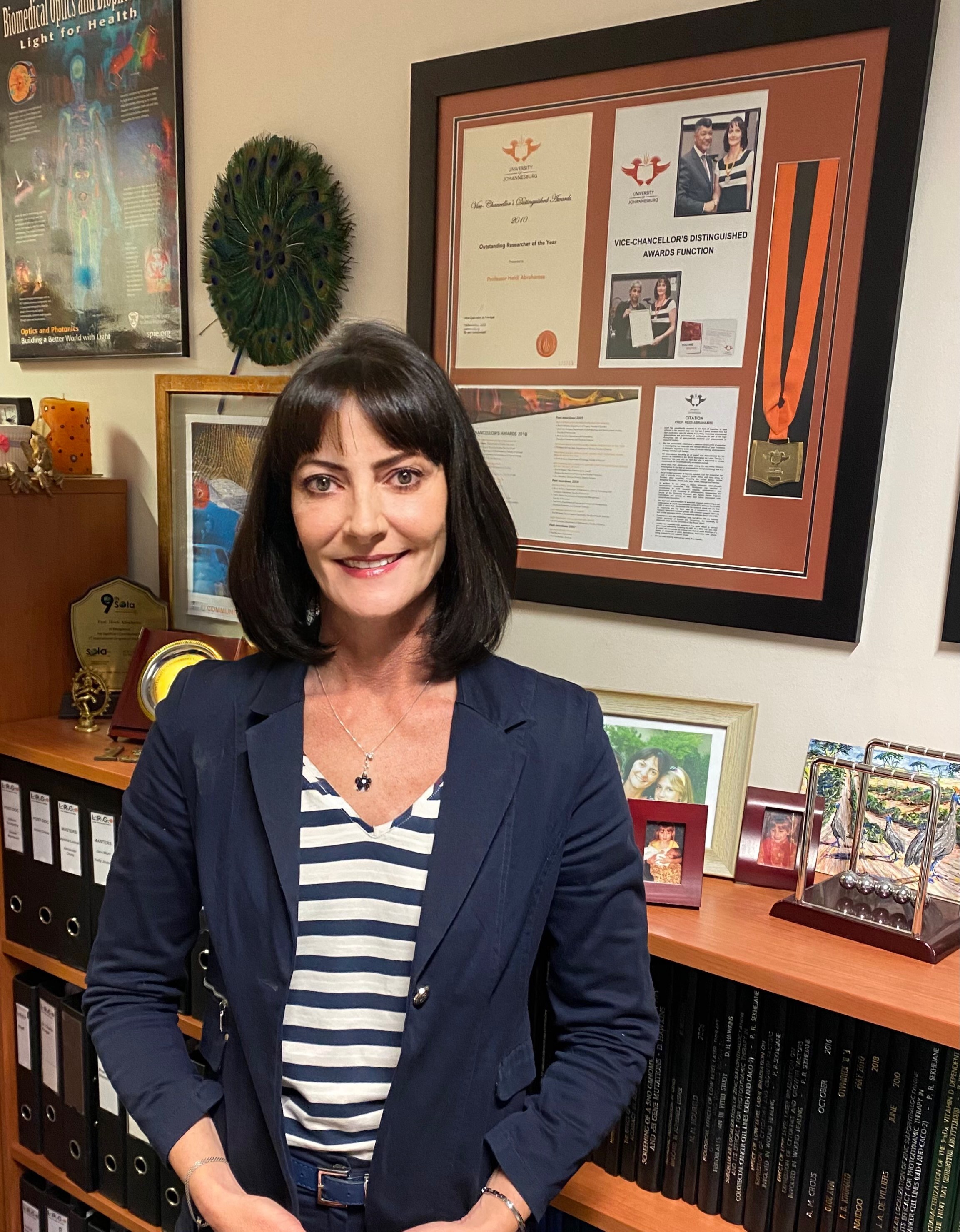 Photo of Professor Heidi Abrahamse, recipient of the 2022 PDT Research Excellence Award