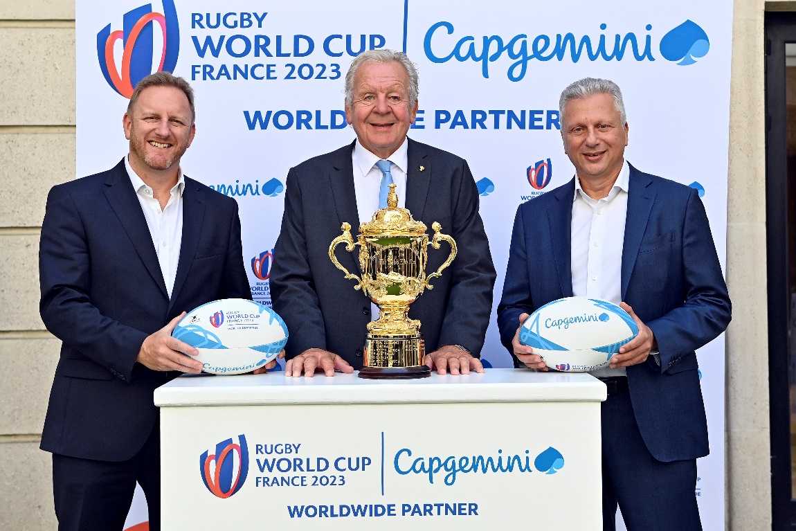 Capgemini Press release// Capgemini becomes Worldwide Partner of Rugby World Cup France 2023 and joins World Rugby as its Digital Transformation Partner