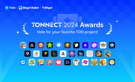 Bitget Wallet Launches "TONNECT 2024 Awards" Event to Spotlight Top TON Ecosystem Applications