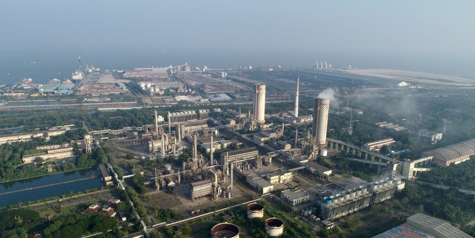 Ammonia production facility and port infrastructure in Kakinada on East coast of India
