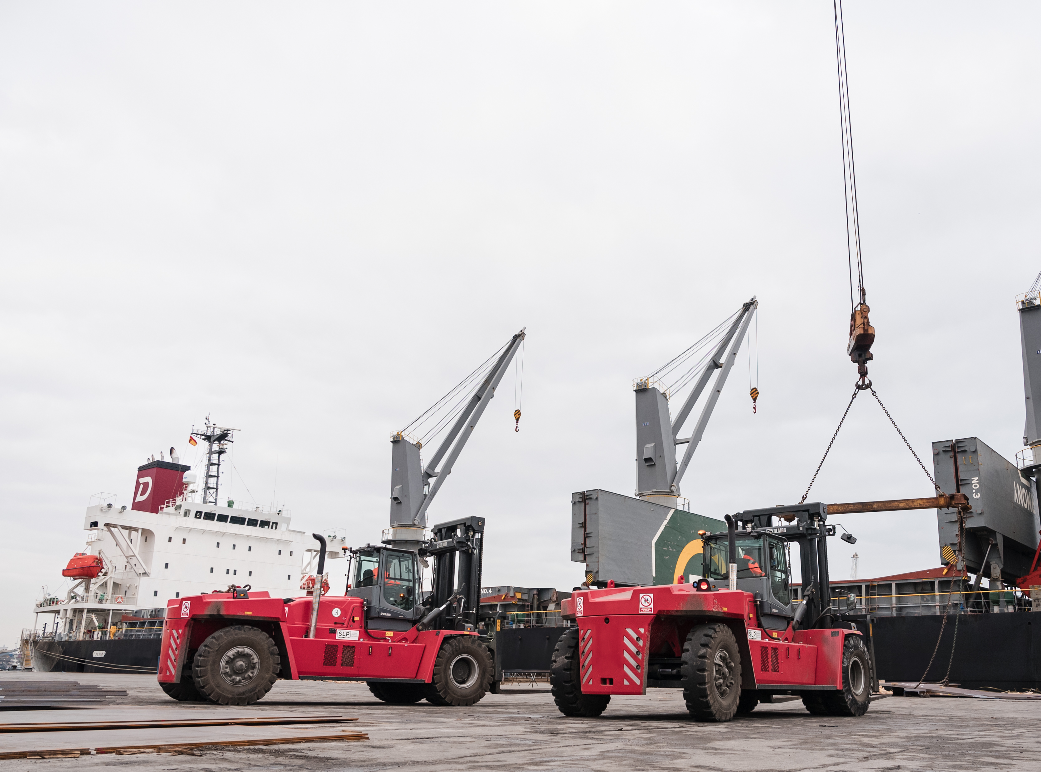 Kalmar heavy forklift truck