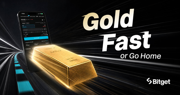 Bitget 推出 Gold Fast or Go Home Challenge,聚焦黄金差价合约交易