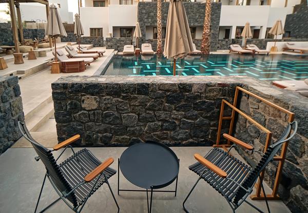 Radisson Blu Zaffron Resort Santorini room terrace