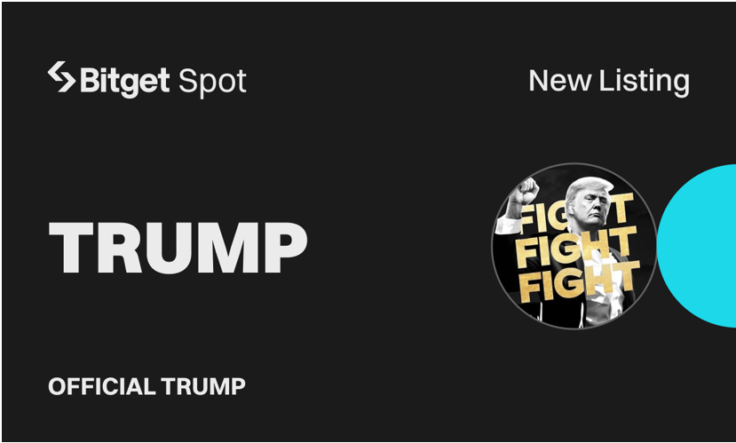 Bitget to List Official TRUMP Meme Token for Spot Trading