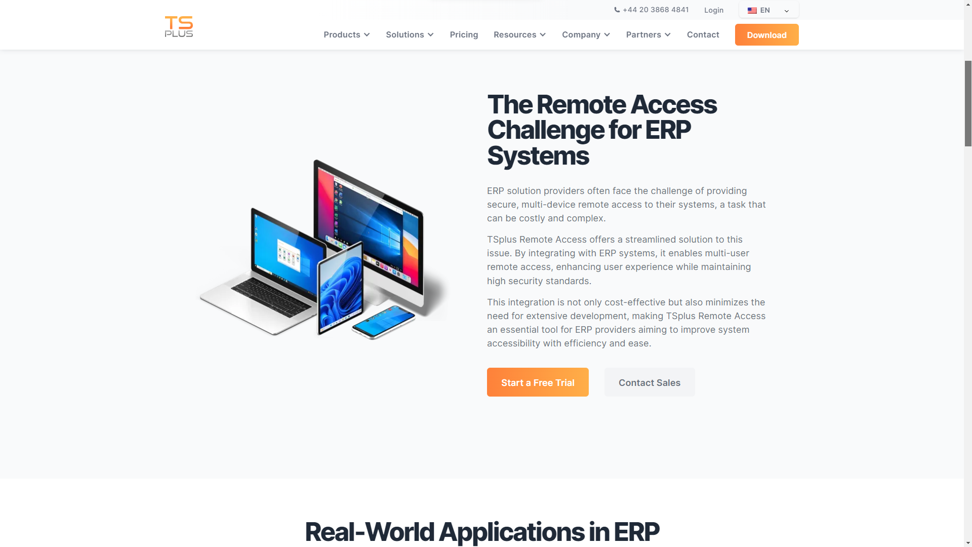 ERP solution providers often face the challenge of providing secure, multi-device remote access to their systems, a task that can be costly and complex. TSplus Remote Access offers a streamlined solution to this issue.