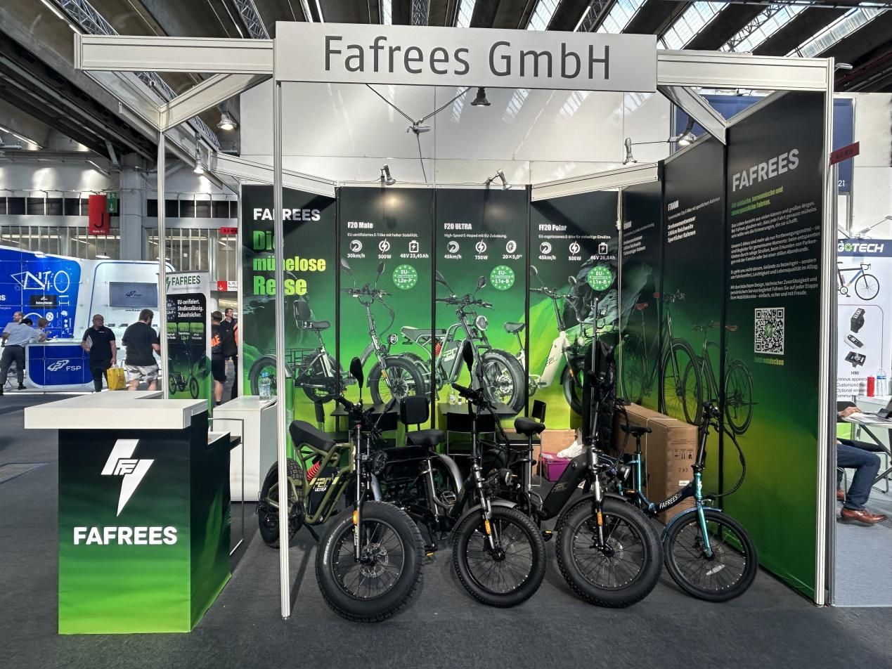 Fafrees GmbH booth at Eurobike 2025.