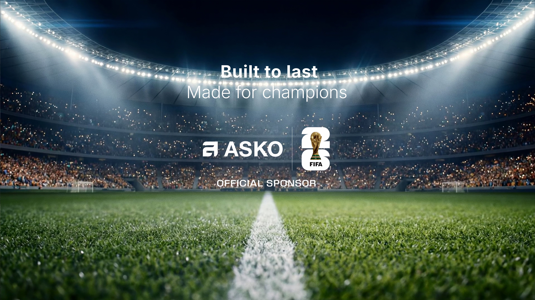 ASKO is proud to be an official partner and refrigerator sponsor of the FIFA World Cup 2026™.