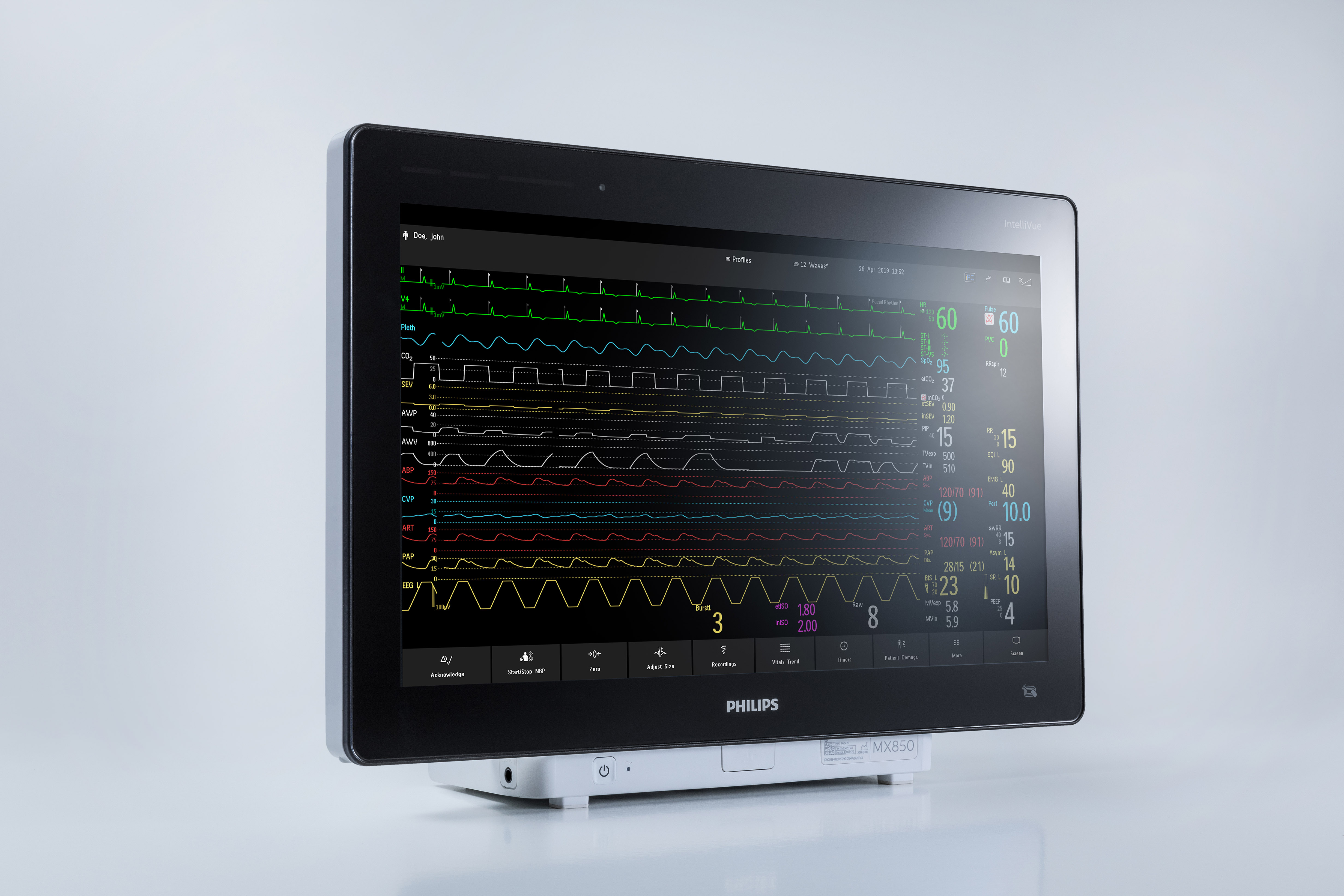 Patient Monitors IntelliVue MX750 and IntelliVue 850