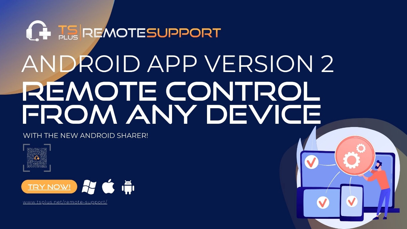 TSplus Remote Support Android App V2 header