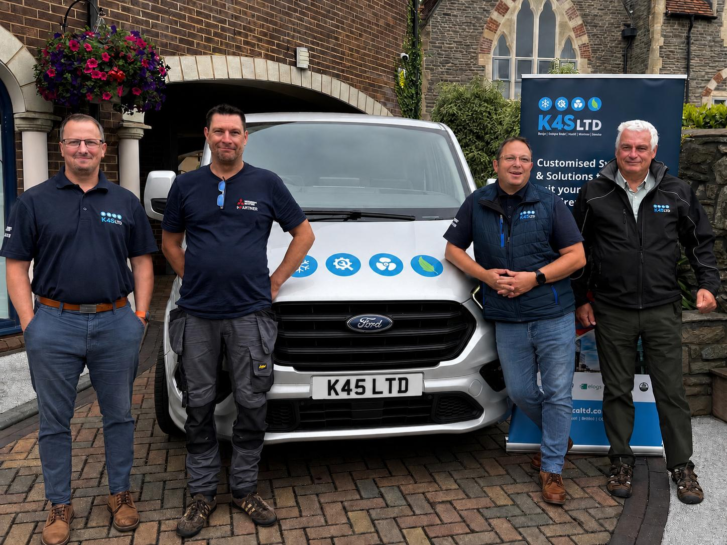 Representatives from K4 Services following the company’s acquisition by Nordic Climate Group.