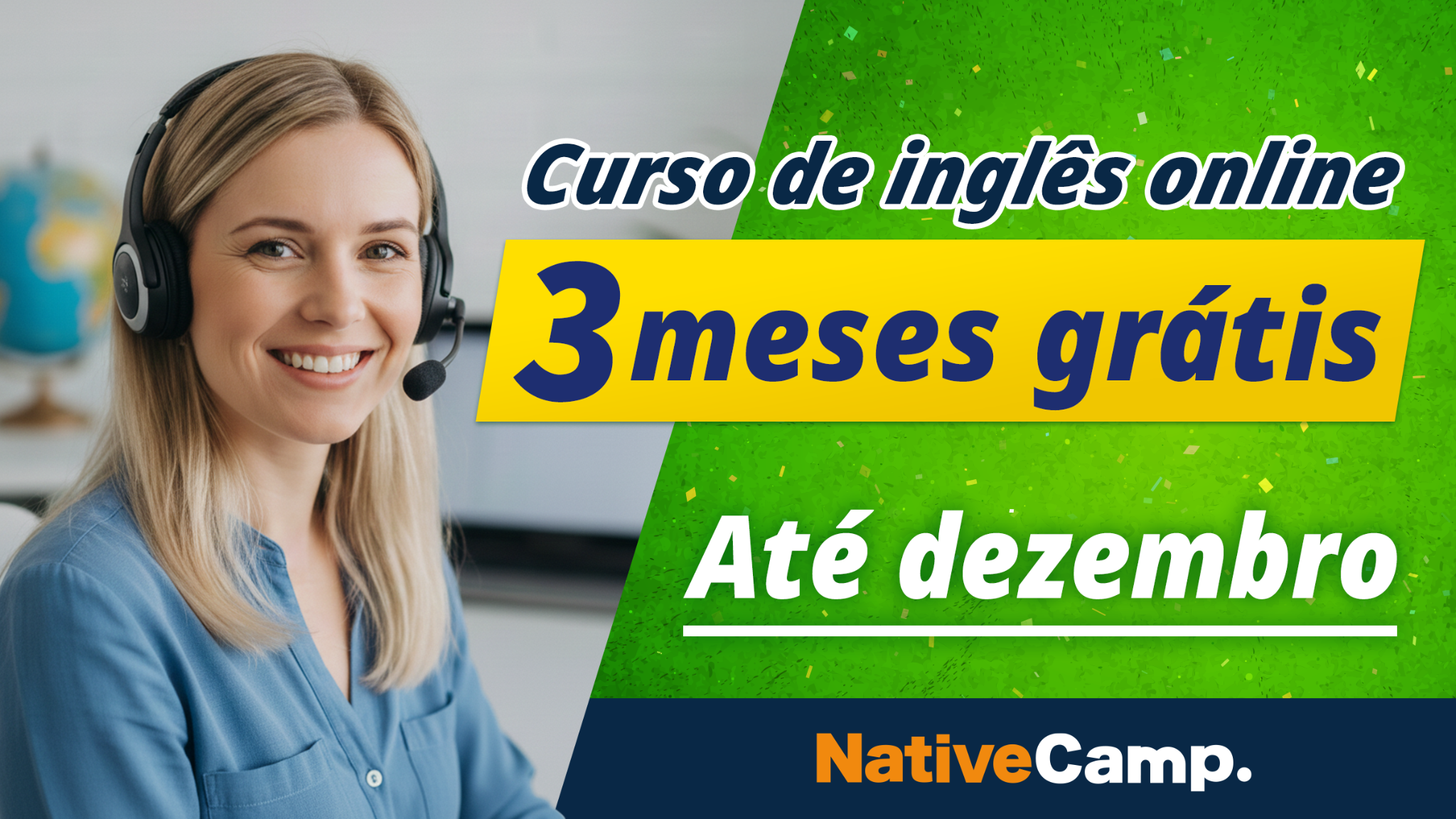 Native Camp extends free English conversation campaign in Brazil until December 31