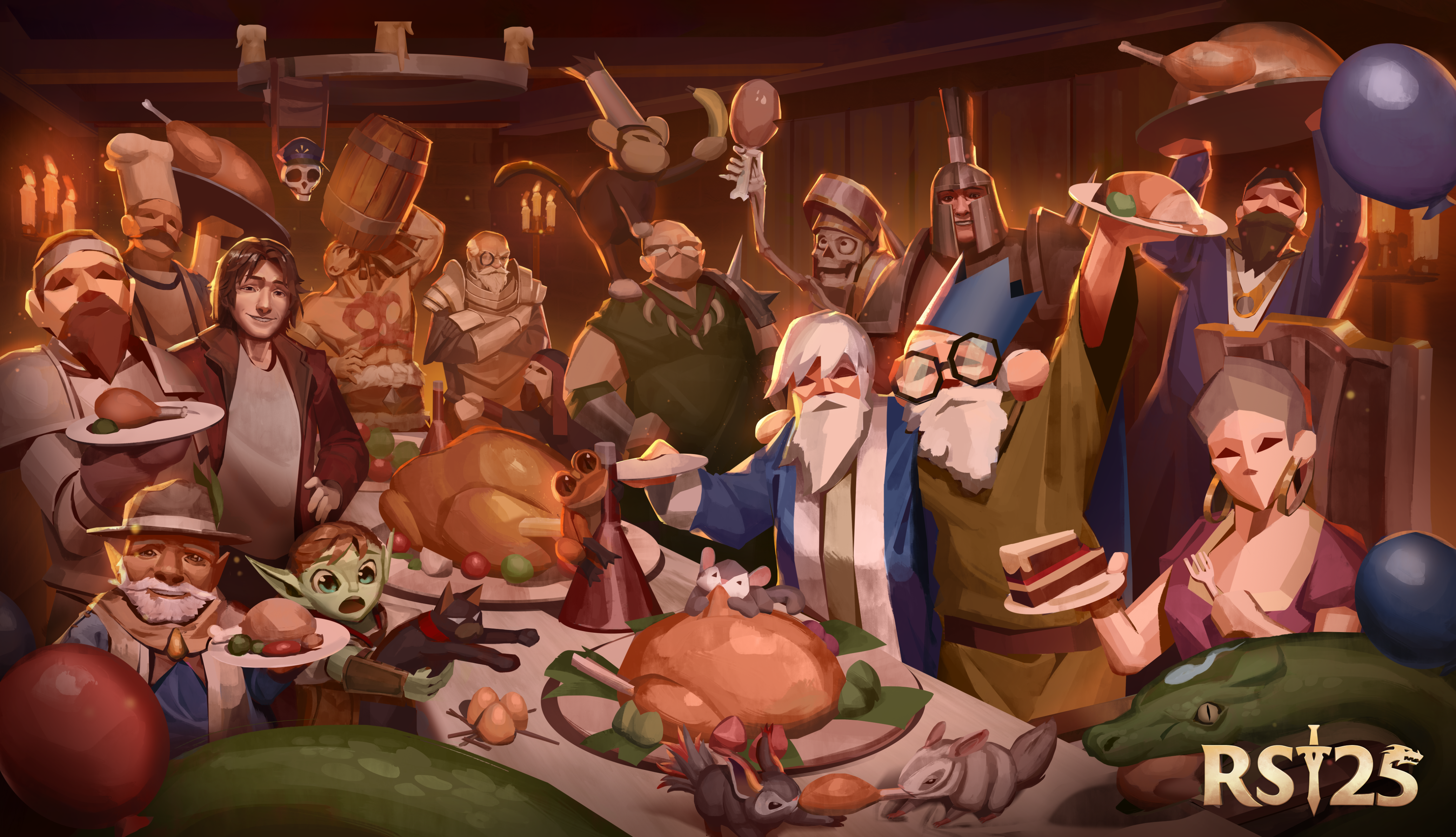 Jagex RuneScape Tablescape Logo Key Art