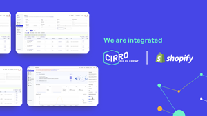 CIRRO Fulfillment and Shopify are integrated.
