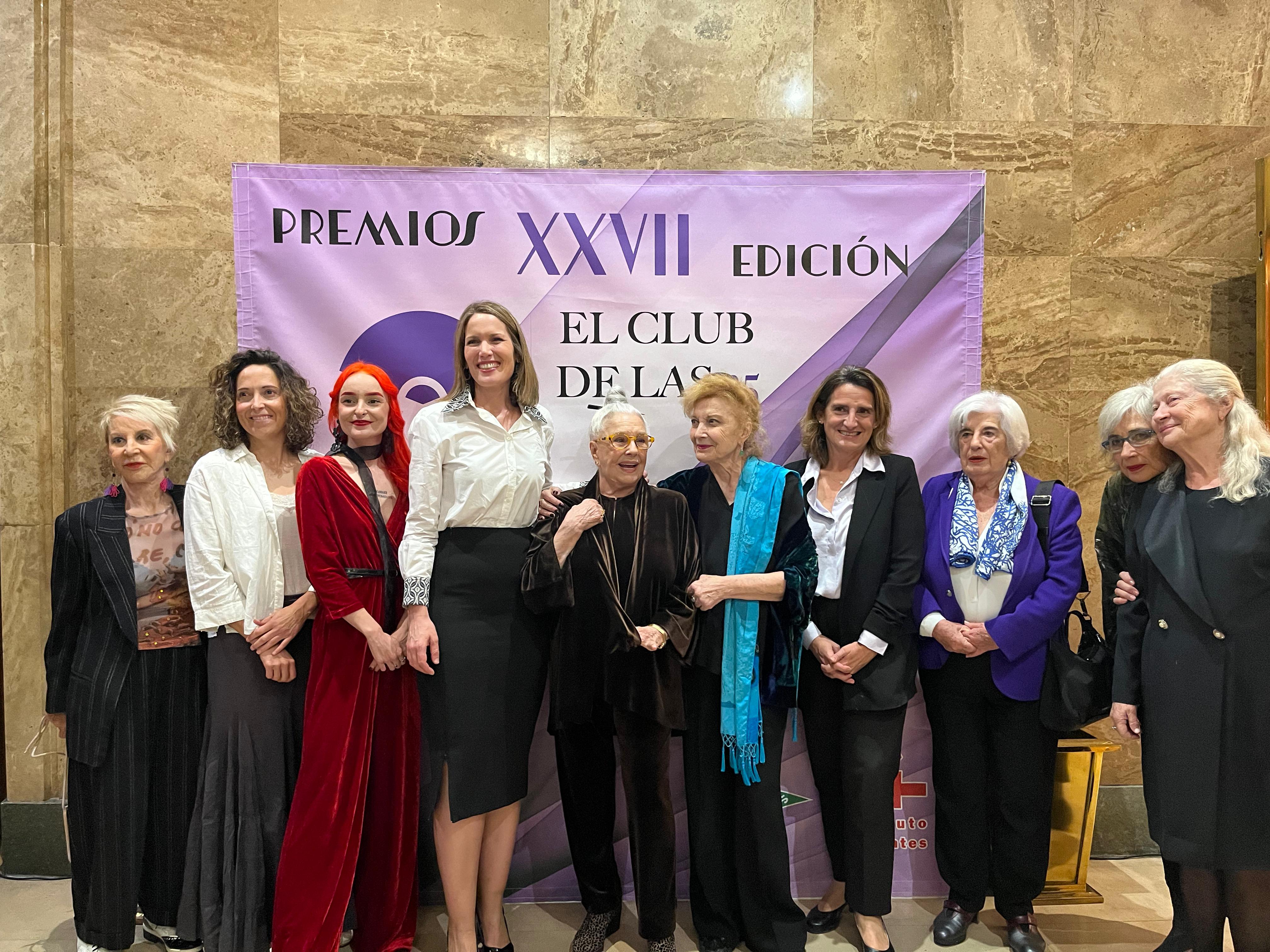 Laureates at the XXVII Club de las 25 Awards