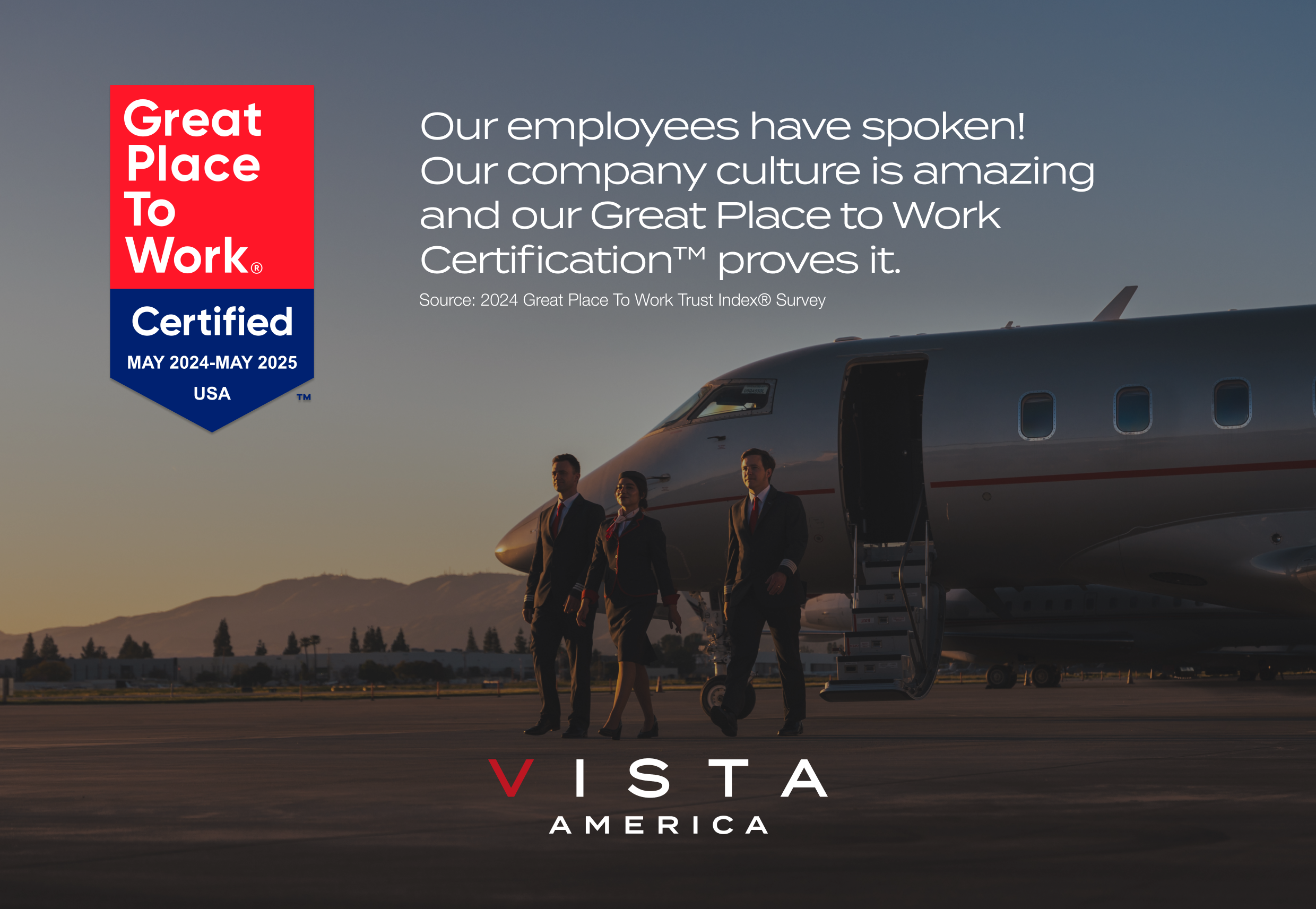 Vista America Earns 2024 Great Place To Work