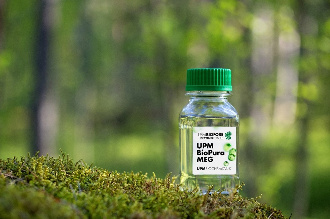 UPMs neues biobasiertes MEG UPM BioPuraTM.