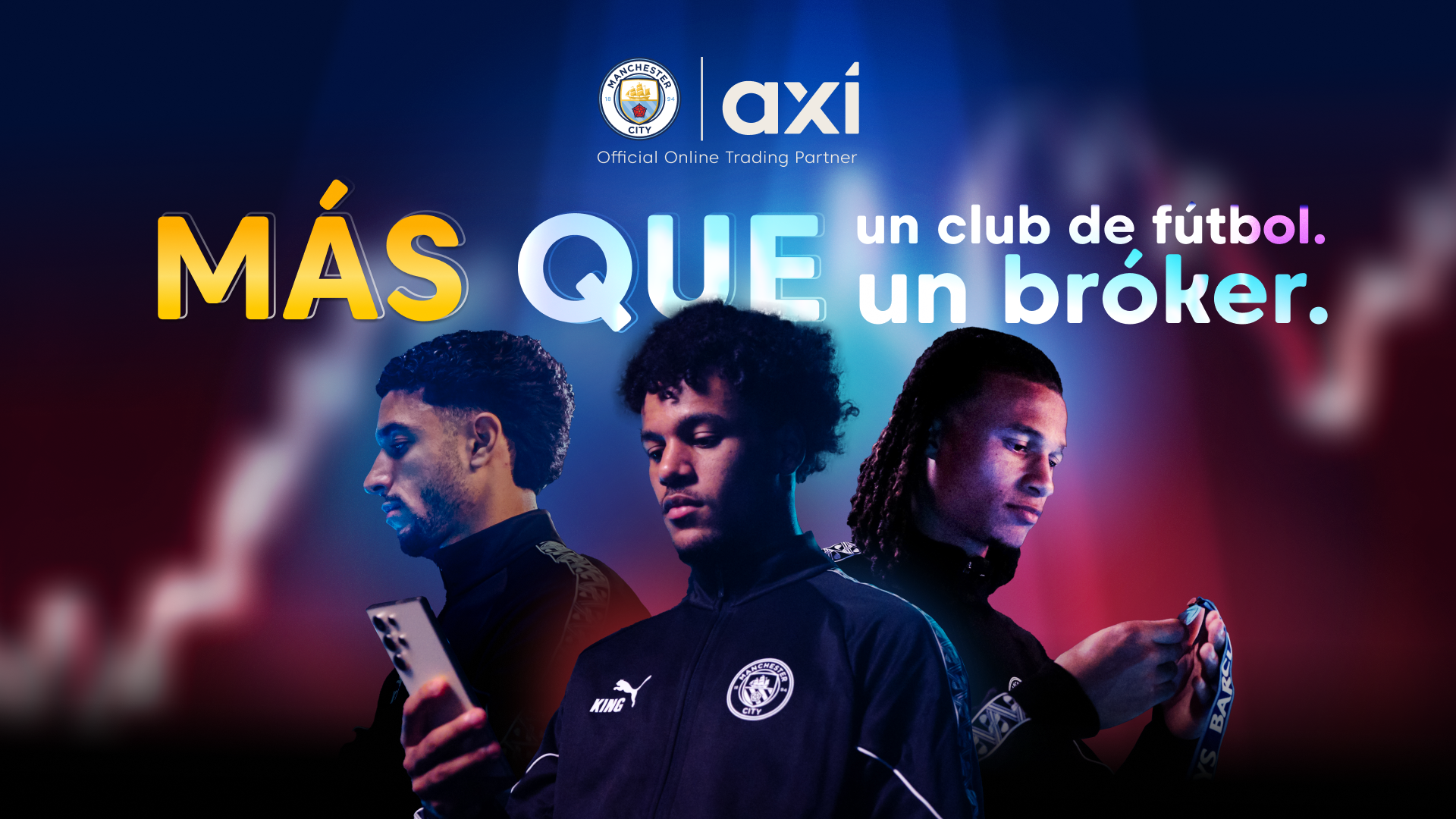 “More Than”: Axi lanza una nueva campaña protagonizada por estrellas del Manchester City