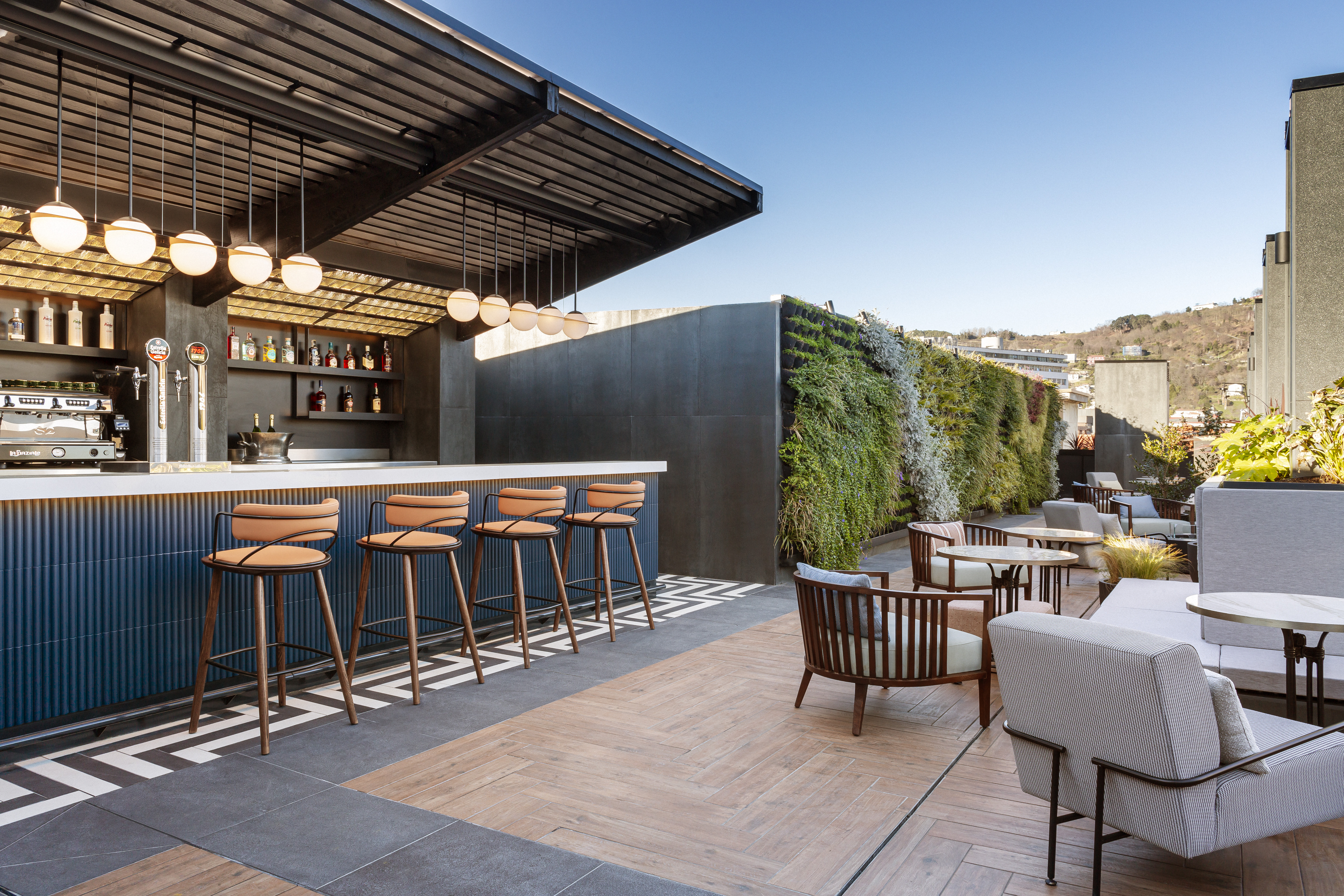 Terrace at Radisson Collection Hotel, Gran Via Bilbao