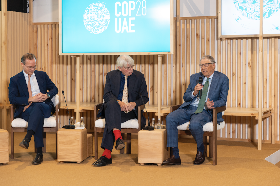 Bill Gates AT THE UAE PAVILION 