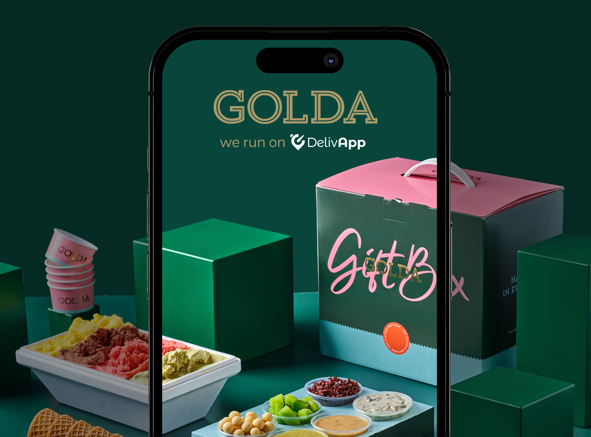 Golda launches its branded ordering and delivery management experience powered by Israeli startup DelivApp