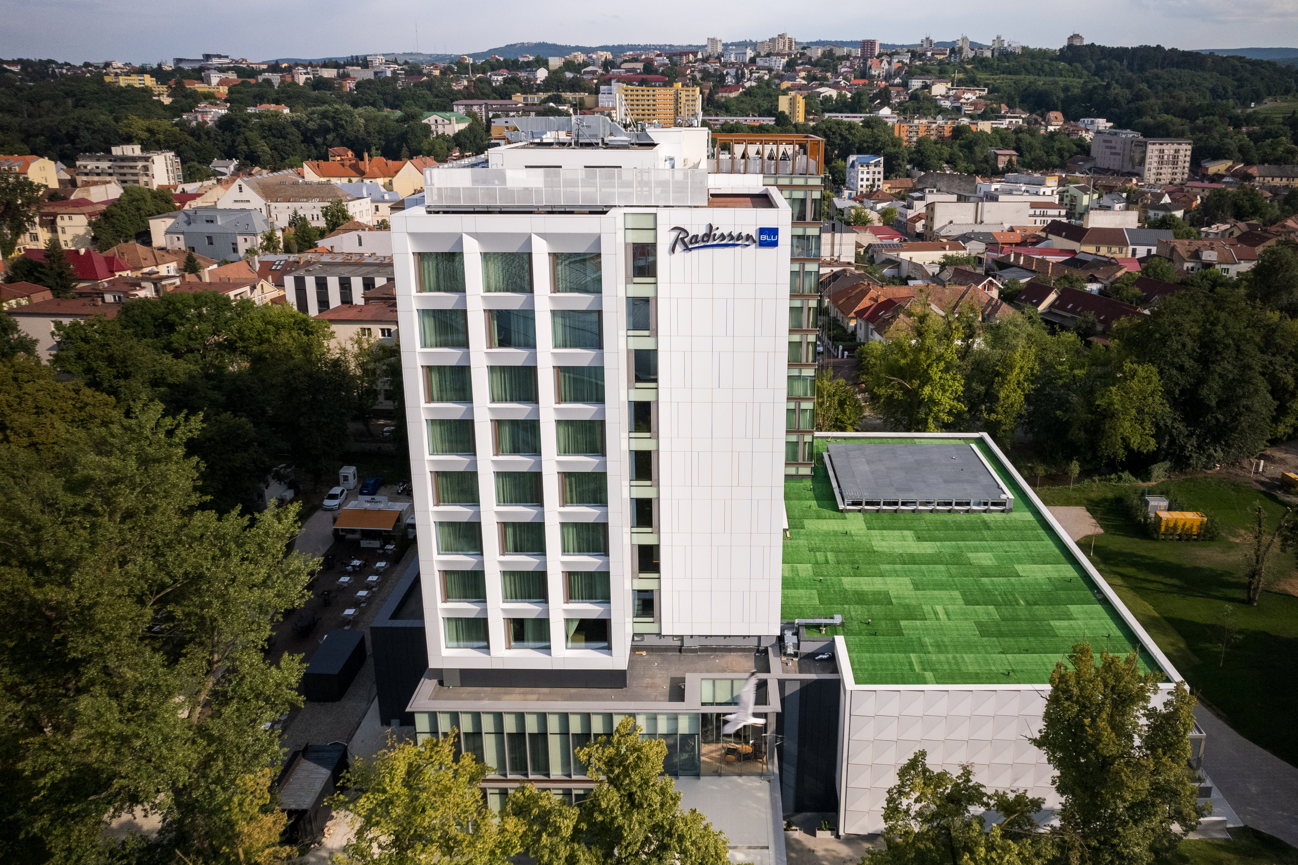 Exterior at Radisson Blu Hotel, Cluj