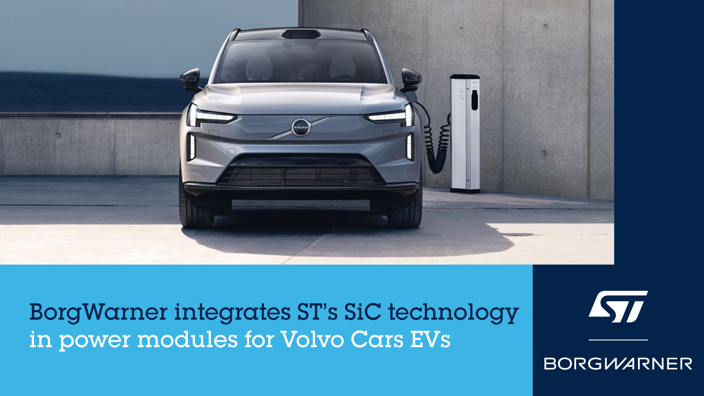 BorgWarner integrates ST SiC in Volvo cars