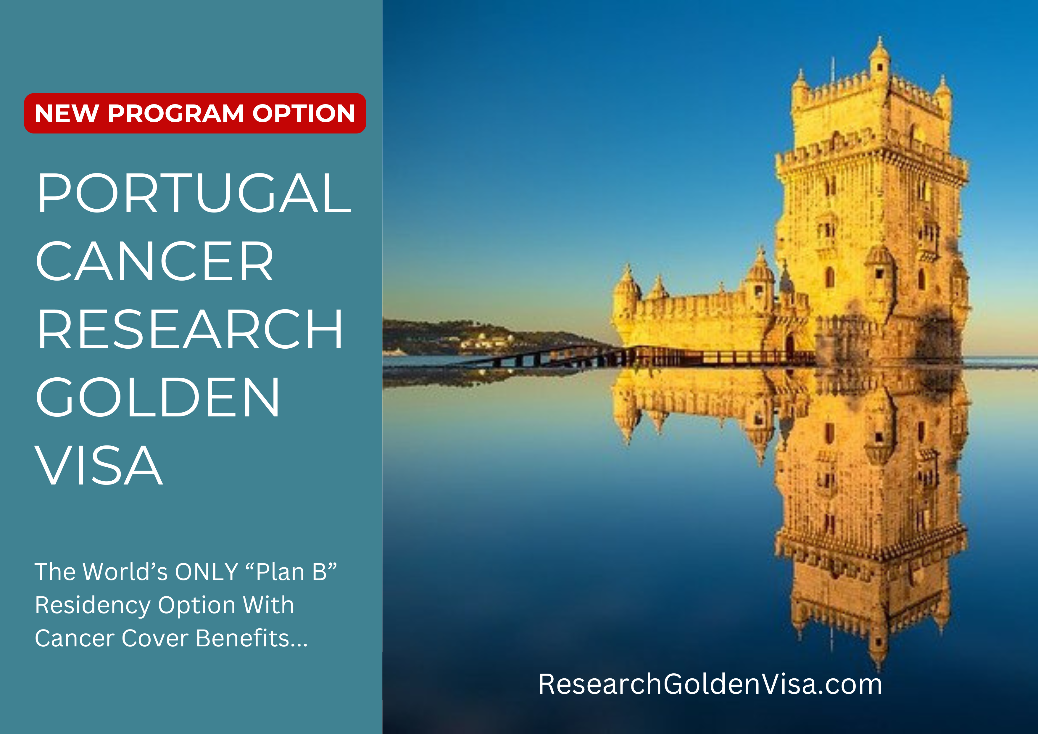 The Cancer Research Golden Visa option is ideal for visionary philanthropists already supporting cancer research initiatives.