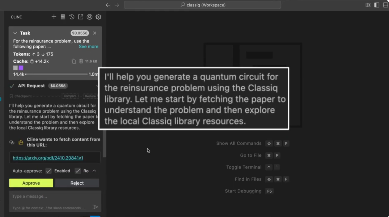 Classiq Quantum Agent