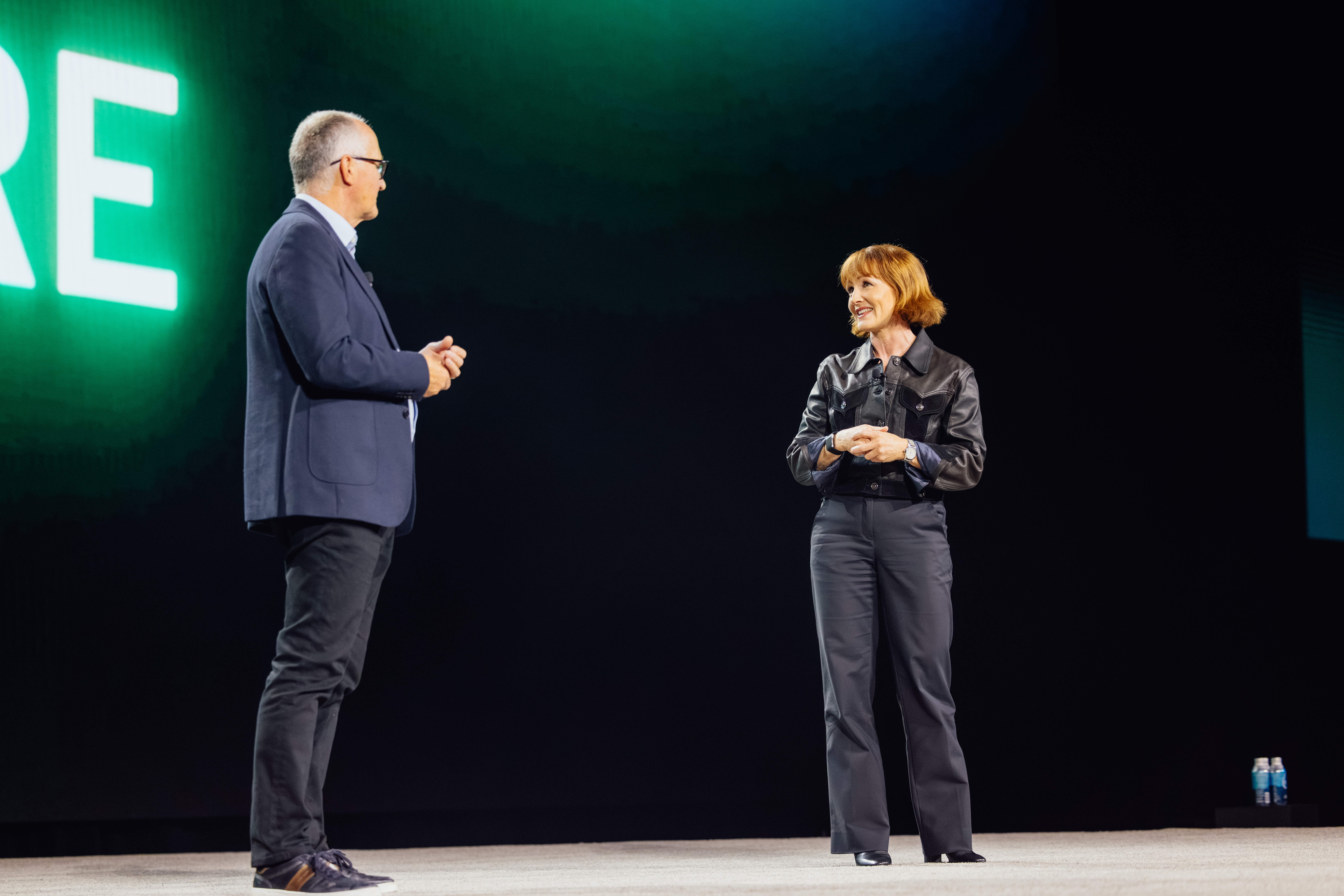 Steve Hare (Sage) & Julia White (AWS)