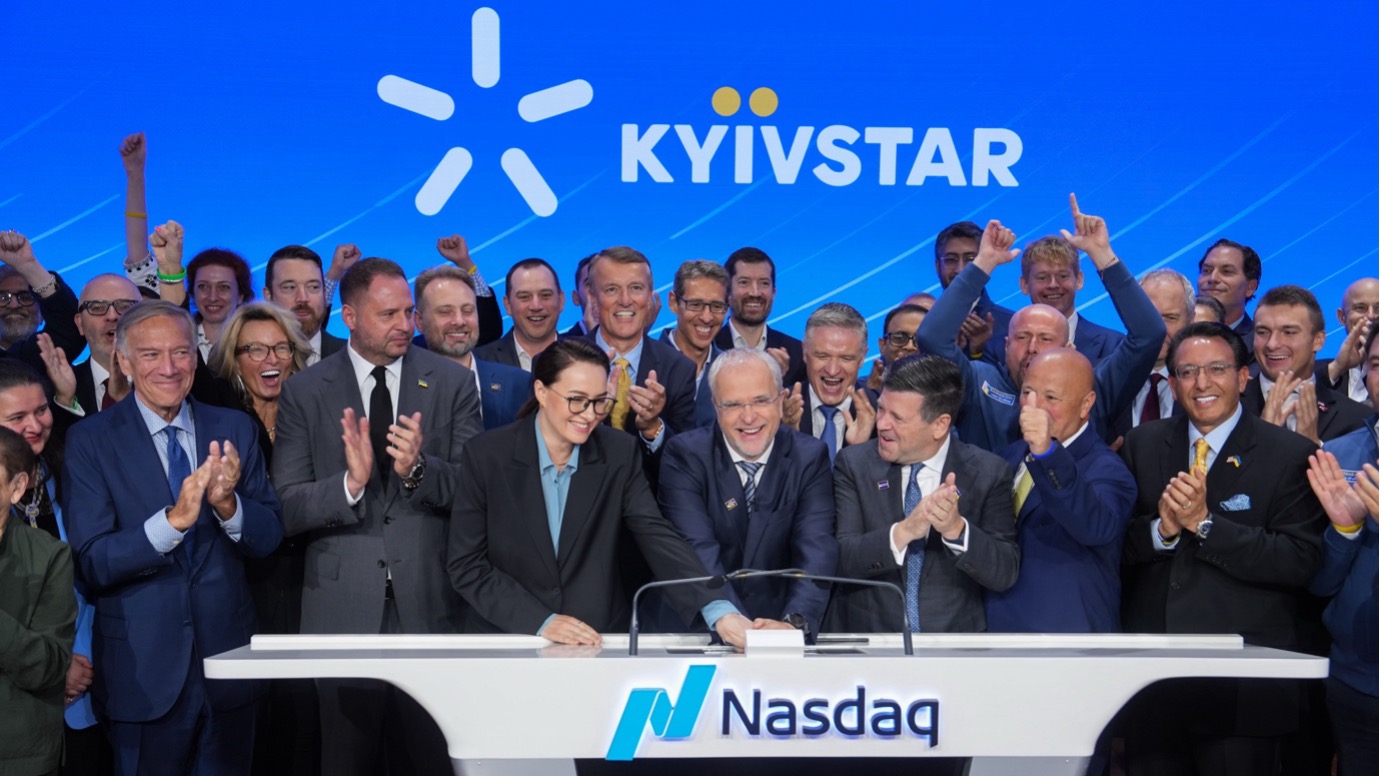 Kyivstar Rings Opening Bell at Nasdaq Marking Landmark Listing and Highlighting Ukraine’s Investment Case
