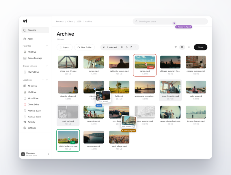 Space raises $2.4M led by a16z Speedrun to build the AI-native filesystem for humans and agents Space raises $2.4M led by a16z Speedrun to build the AI-native filesystem for humans and agents