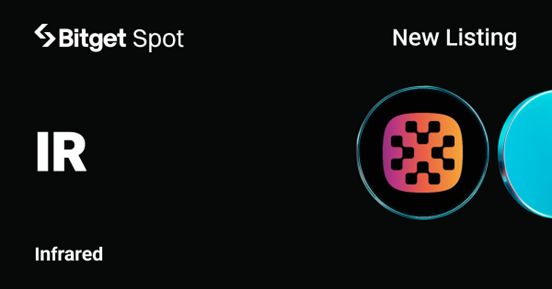 Bitget lists Infrared (IR) for Spot Trading