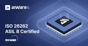 aiMotive凭借aiWare4 NPU IP获得的ISO26262 ASIL B级认证，创下业界首个里程碑