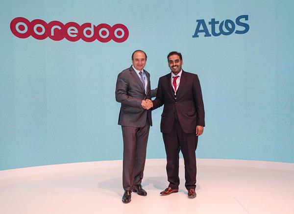 Sheikh Nasser Bin Hamad Bin Nasser Al Thani_Chief Business Officer_Ooredoo and Francis Meston_Head of Middle East and Africa and Group Digital Transfo