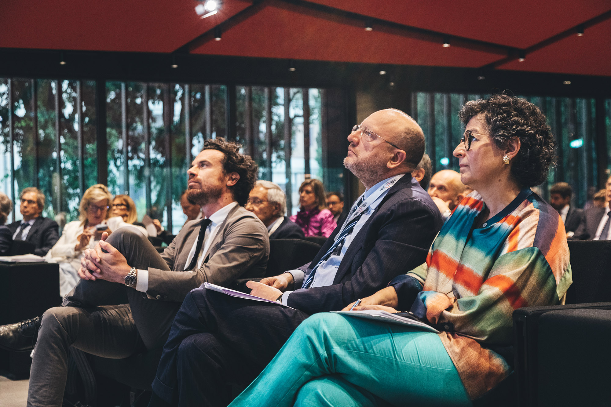 Mathias Vicherat, Director, Sciences Po, Vincenzo Boccia (President, Luiss University), Arancha González Laya (Dean, Paris School of International Af