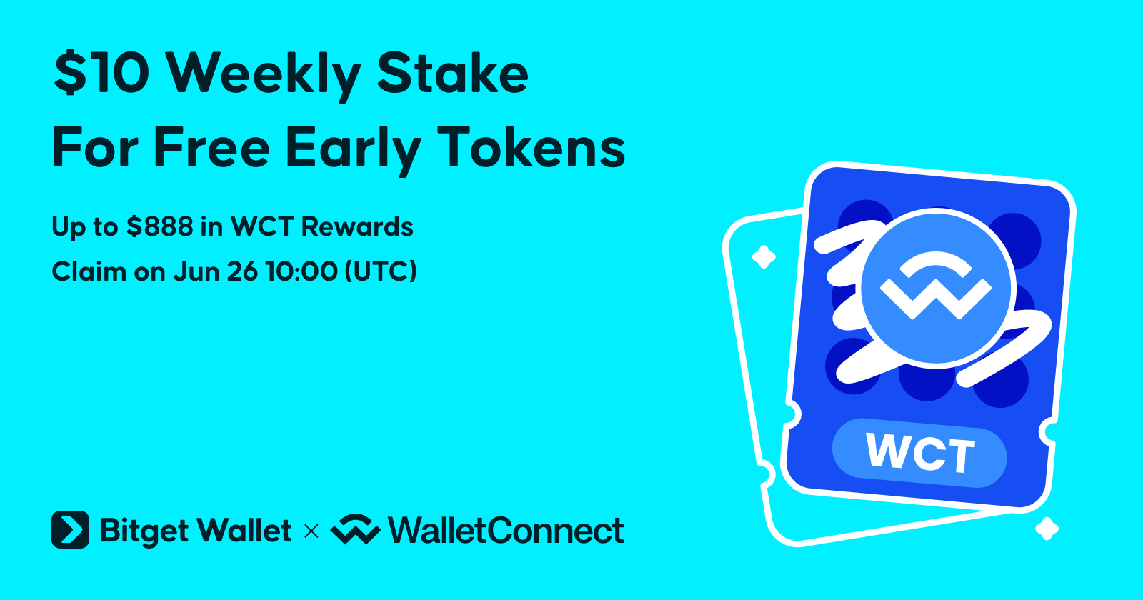 Bitget Wallet's Fomo Thursdays to Distribute 100,000 WalletConnect Tokens via Solana