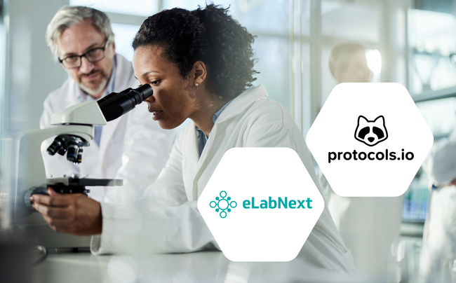 protocols.io Integrates with eLabNext’s Digital Lab Platform