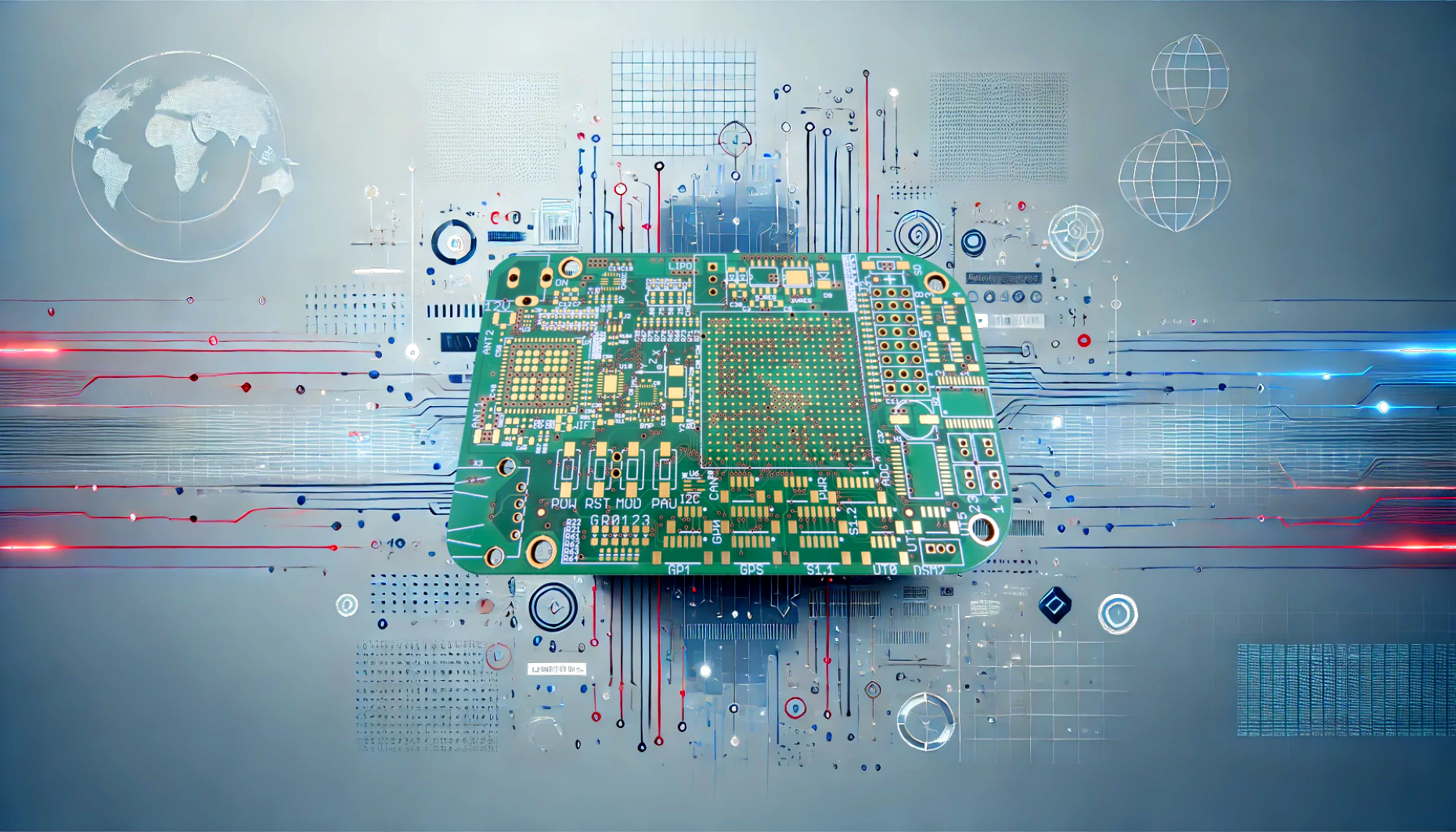 Offre française pour les circuits imprimés, image générée par l'IA