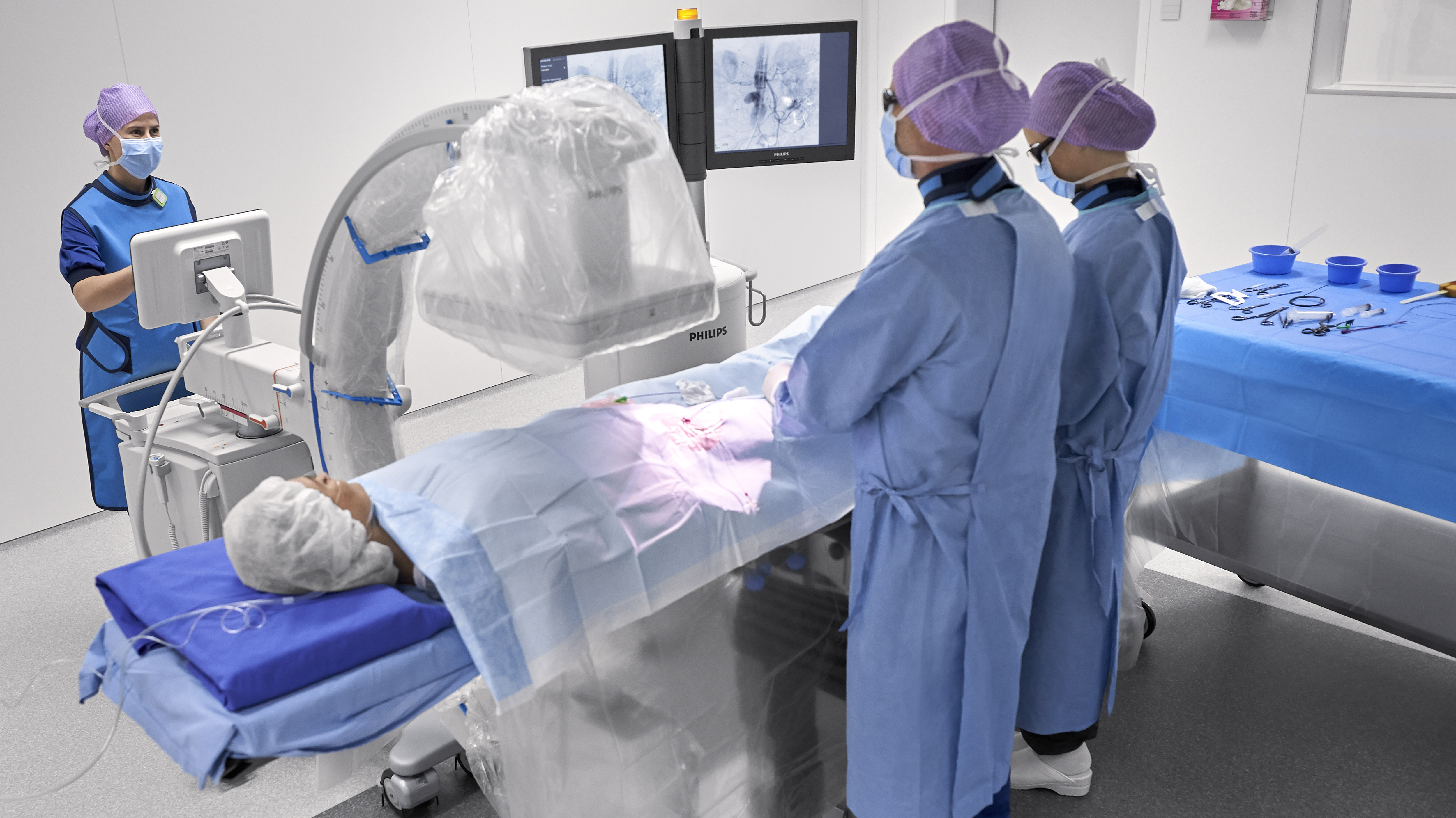 Philips Zention mobile C-arm platform vascular application