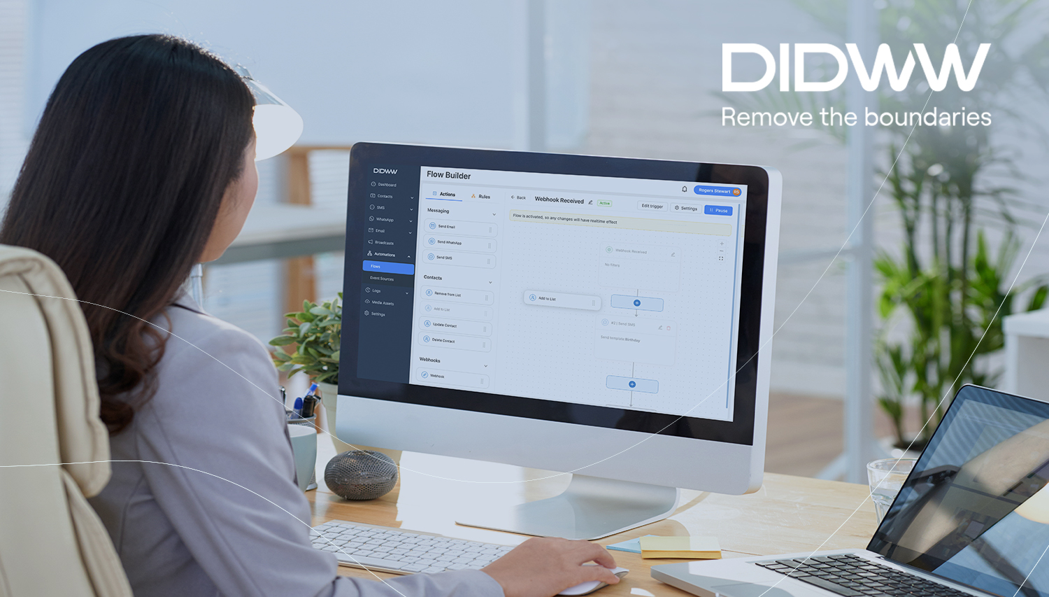 Automations functionality on DIDWW User Panel