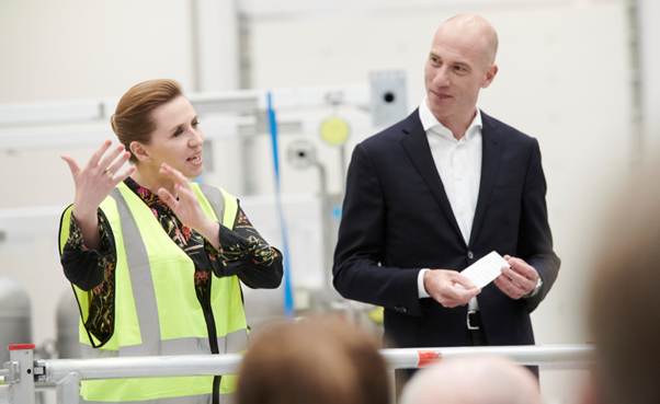 The Danish prime minister visited Green Hydrogen Systems