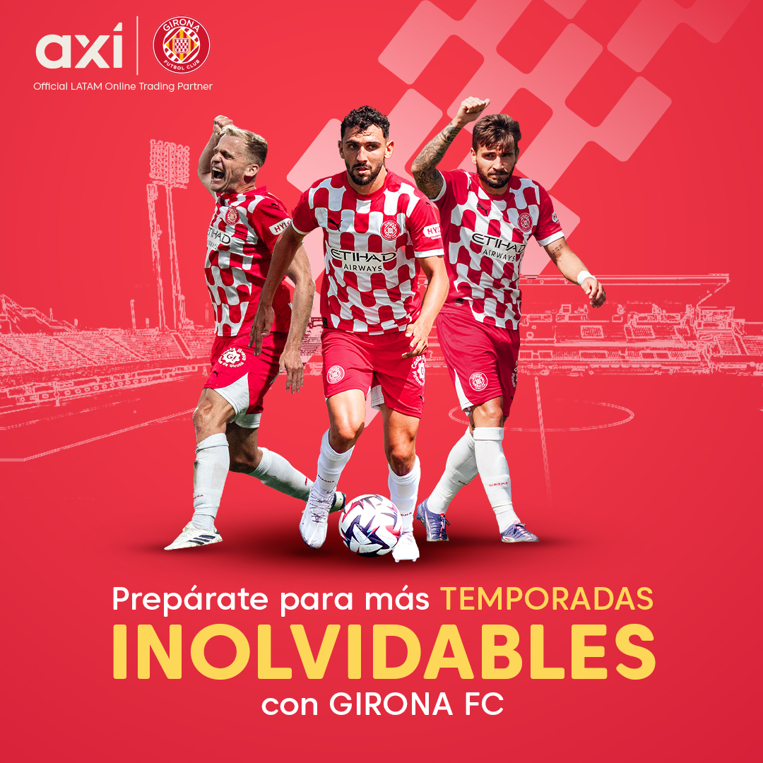 AXI Y EL CLUB DE LA LIGA, GIRONA FC, RENUEVAN SU ASOCIACIÓN PARA LA DOS TEMPORADAS MÁS