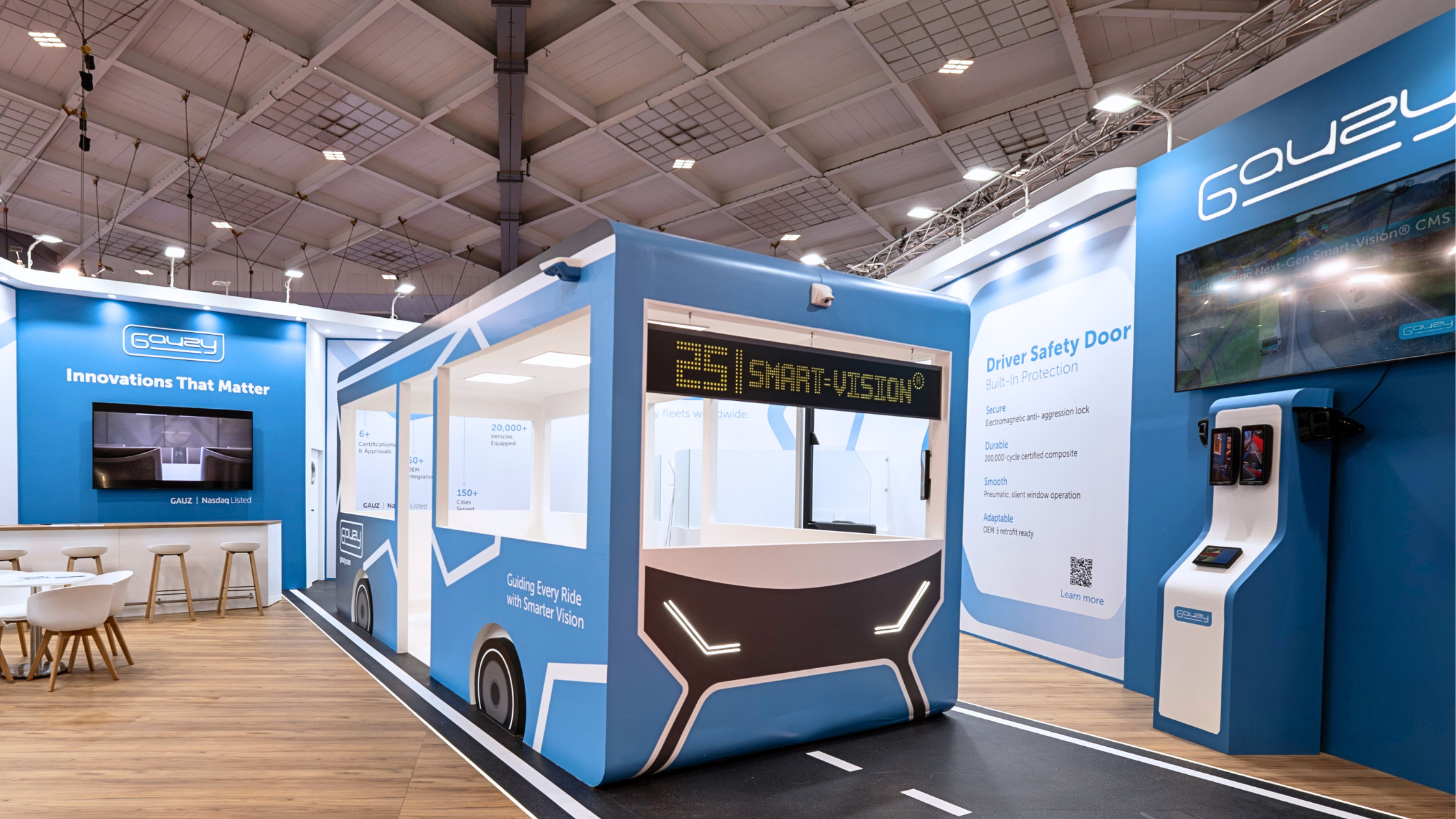 Gauzy Safety Tech at Busworld 2025